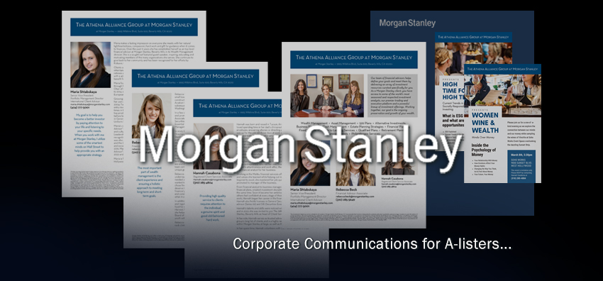 Morgan Stanley | Corporate Communications & Promotions
